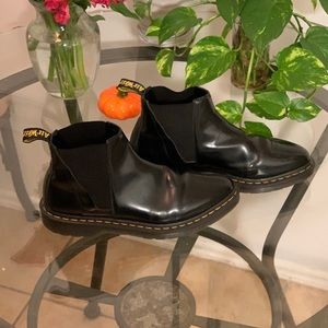 Doc Martin Black Leather Booties